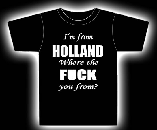 I'm from Holland